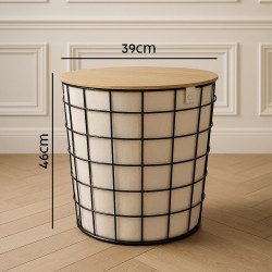Metal Laundry Basket